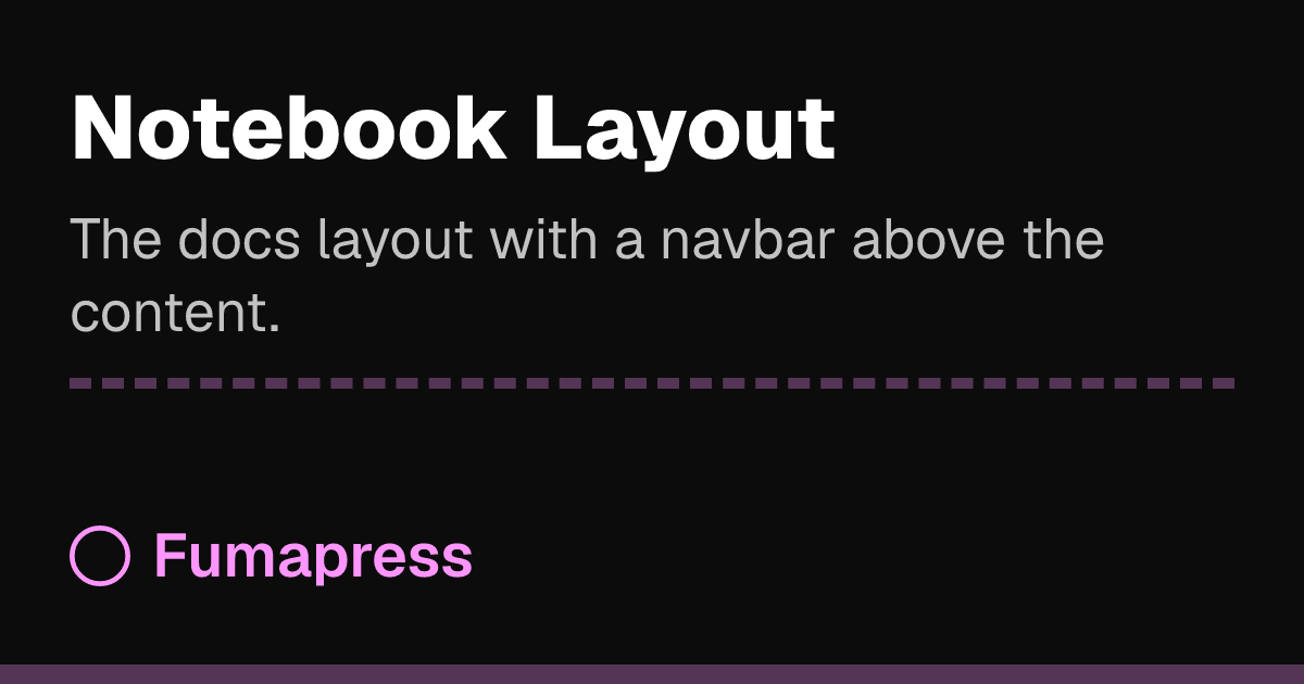 Mit Notebook Layout Notebook Layout