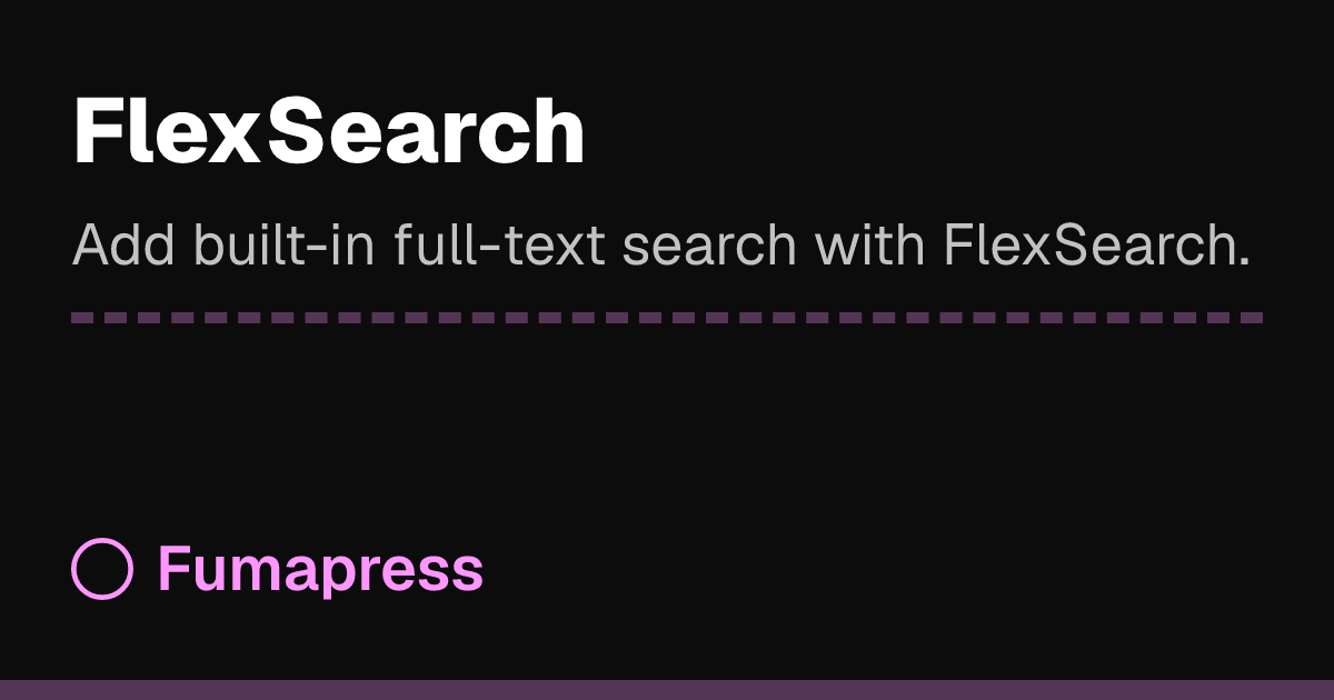 FlexSearch
